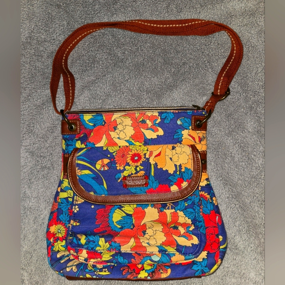 Sakroots Multicolor Floral Crossbody Bag
